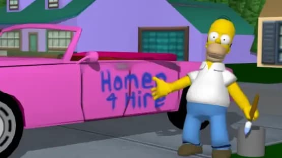 The Simpsons: Road Rage — Screenshoty