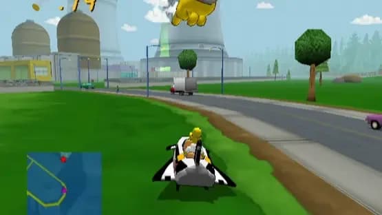 The Simpsons: Road Rage — Screenshoty