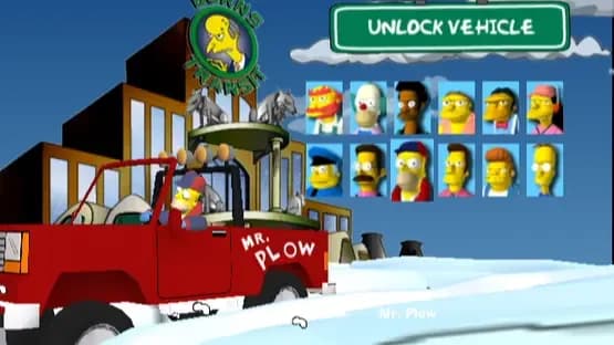 The Simpsons: Road Rage — Screenshoty