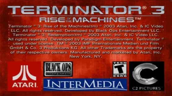 Terminator 3: Rise of the Machines — Screenshoty