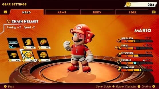Mario Strikers: Battle League — Screenshoty