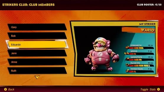 Mario Strikers: Battle League — Screenshoty