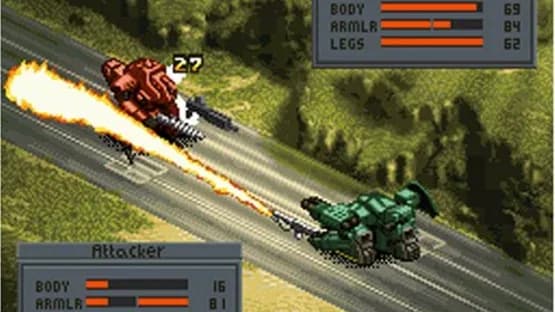 Front Mission 2089: Border of Madness — Screenshoty