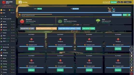 Melvor Idle — Screenshoty