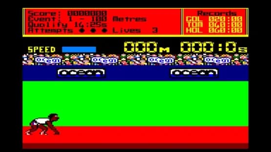 Daley Thompson's Decathlon — Screenshoty