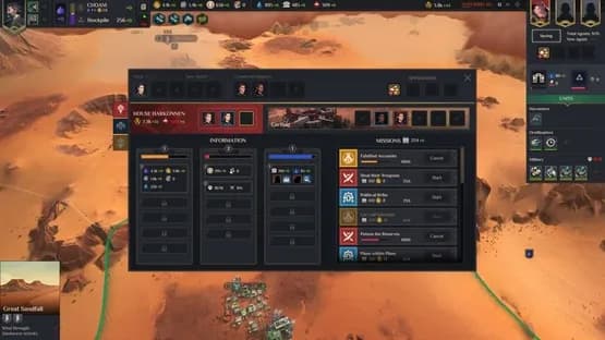 Dune: Spice Wars — Screenshoty