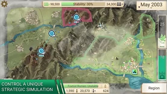 Rebel Inc. — Screenshots