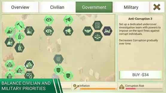 Rebel Inc. — Screenshots