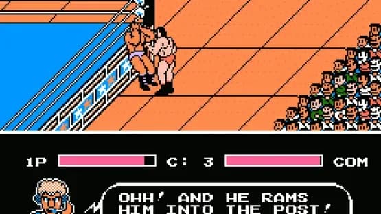 Tecmo World Wrestling — Screenshoty