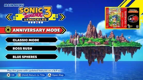 Sonic Origins — Screenshoty