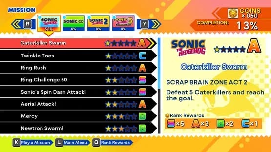 Sonic Origins — Screenshoty