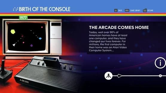 Atari 50: The Anniversary Celebration — Screenshoty