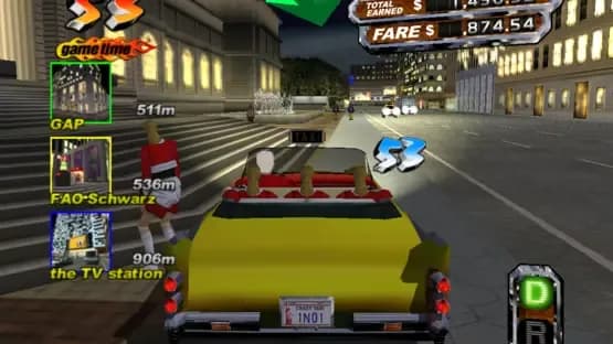 Crazy Taxi 3: High Roller — Screenshoty