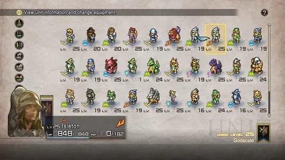 Tactics Ogre: Reborn — Screenshoty