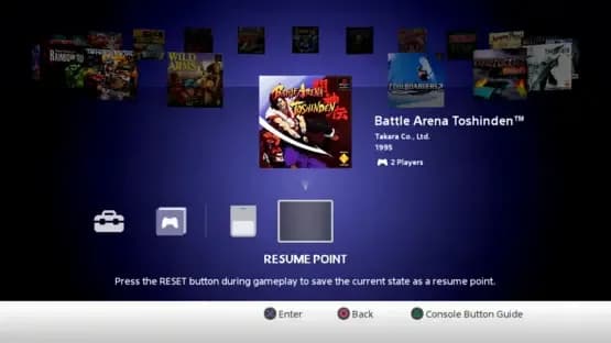 PlayStation Classic — Screenshots