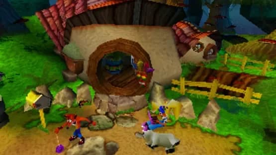 Crash Bandicoot: Warped — Screenshoty
