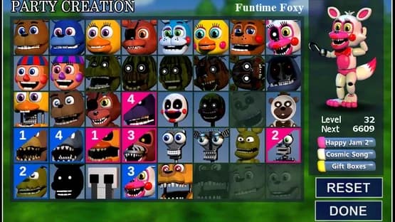 FNaF World — Screenshoty
