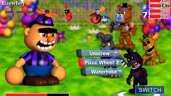 FNaF World — Screenshoty