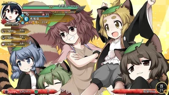 Touhou Genso Wanderer Reloaded — Screenshoty