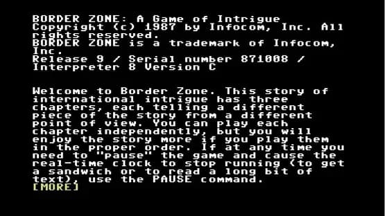 Border Zone — Screenshoty