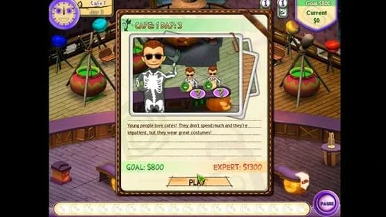 Amelie's Café: Halloween — Screenshoty