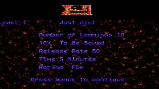 Lemmings — Screenshoty