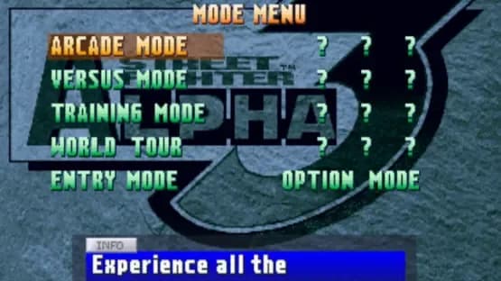 Street Fighter Alpha 3 — Screenshoty