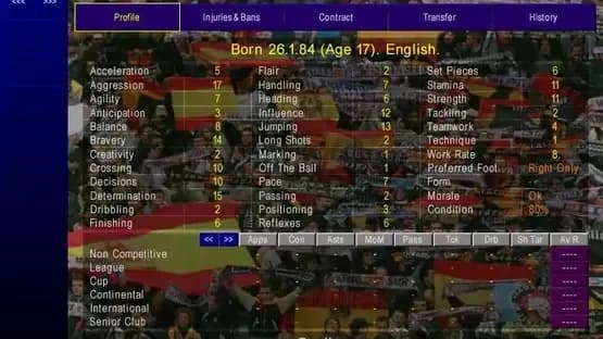 Championship Manager: Season 01/02 — Screenshoty