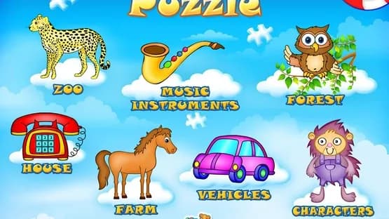 123 Kids Fun Puzzle Blue — Screenshots