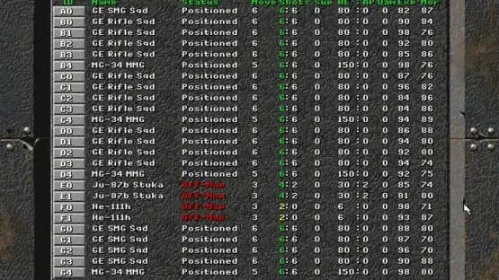 Steel Panthers — Screenshoty