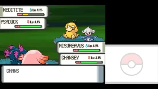 Pokémon Pearl Version — Screenshoty