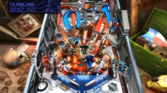 Pinball FX2: Marvel Civil War — Screenshoty