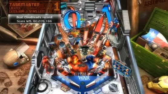 Pinball FX2: Marvel Civil War — Screenshoty