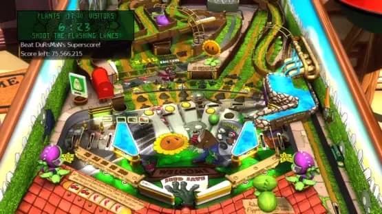 Pinball FX2: Plants vs. Zombies — Screenshoty