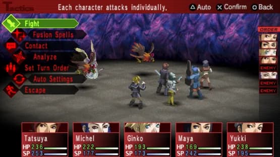 Shin Megami Tensei: Persona 2 - Innocent Sin — Screenshoty
