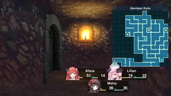 Dungeon Travelers 2: The Royal Library & the Monster Seal — Screenshoty