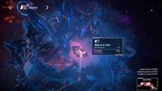 Invector: Rhythm Galaxy — Screenshoty