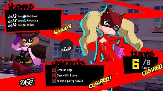 Persona 5 Tactica — Screenshoty