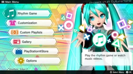 Hatsune Miku: Project Diva Future Tone — Screenshoty