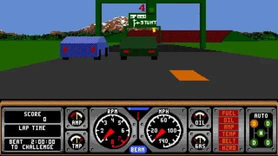Hard Drivin' — Screenshoty