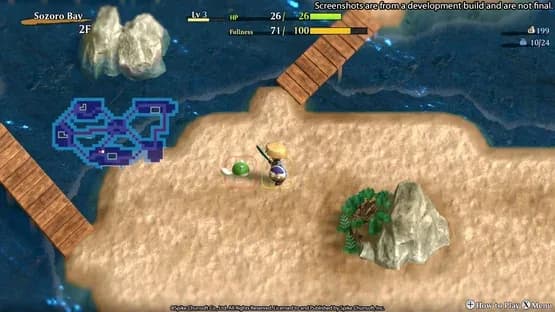 Shiren the Wanderer: The Mystery Dungeon of Serpentcoil Island — Screenshoty