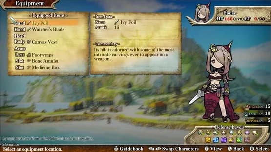 The Legend of Legacy: HD Remastered — Screenshoty