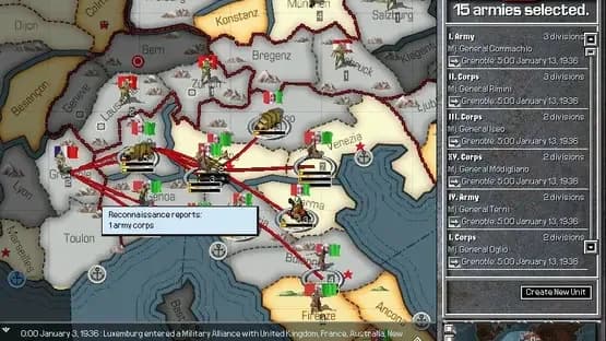 Hearts of Iron — Screenshoty