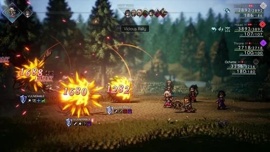 Octopath Traveler II — Screenshoty