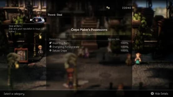 Octopath Traveler II — Screenshoty