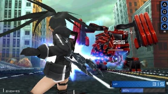 Black Rock Shooter: The Game — Screenshoty