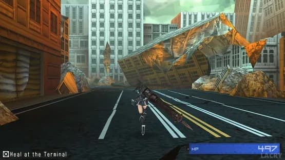 Black Rock Shooter: The Game — Screenshoty
