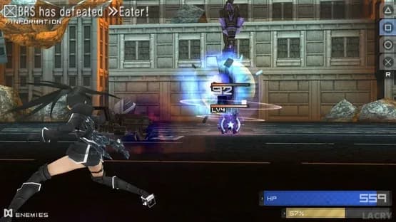 Black Rock Shooter: The Game — Screenshoty