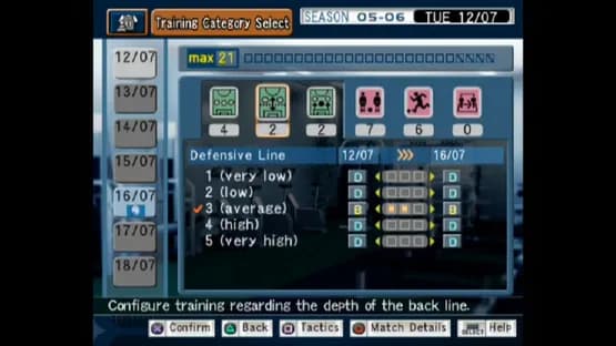 Pro Evolution Soccer Management — Screenshoty