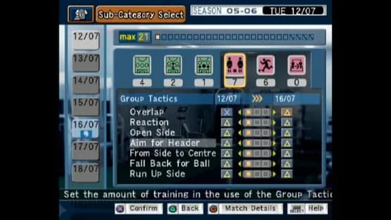 Pro Evolution Soccer Management — Screenshoty